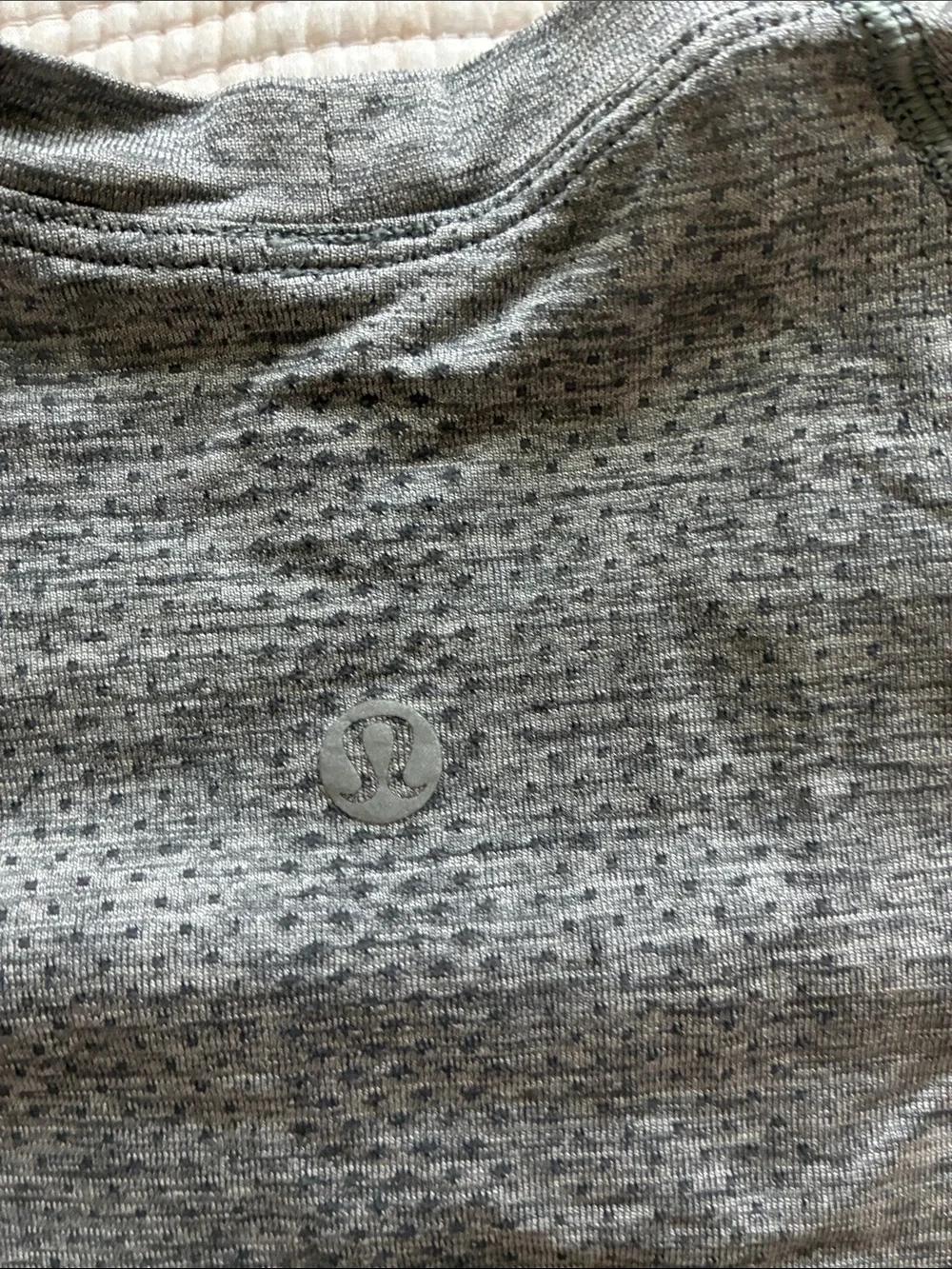 Lululemon Women's Heather Gray Short-Sleeve Performance Tee